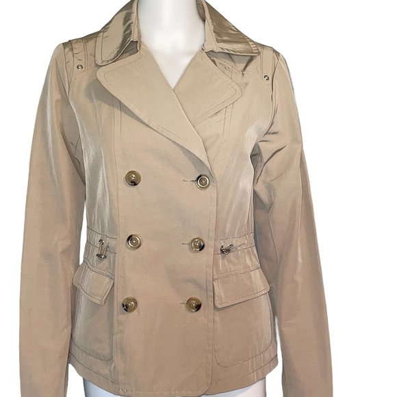 Merona Jackets & Blazers - Merona light tan trench coat size Small